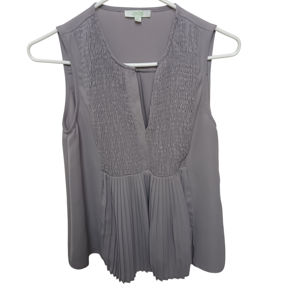 Jade Melody Tam Ruched/Pleated Top Size XS - Picture 1 of 6